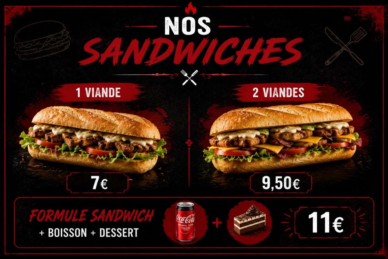 Nos Sandwiches